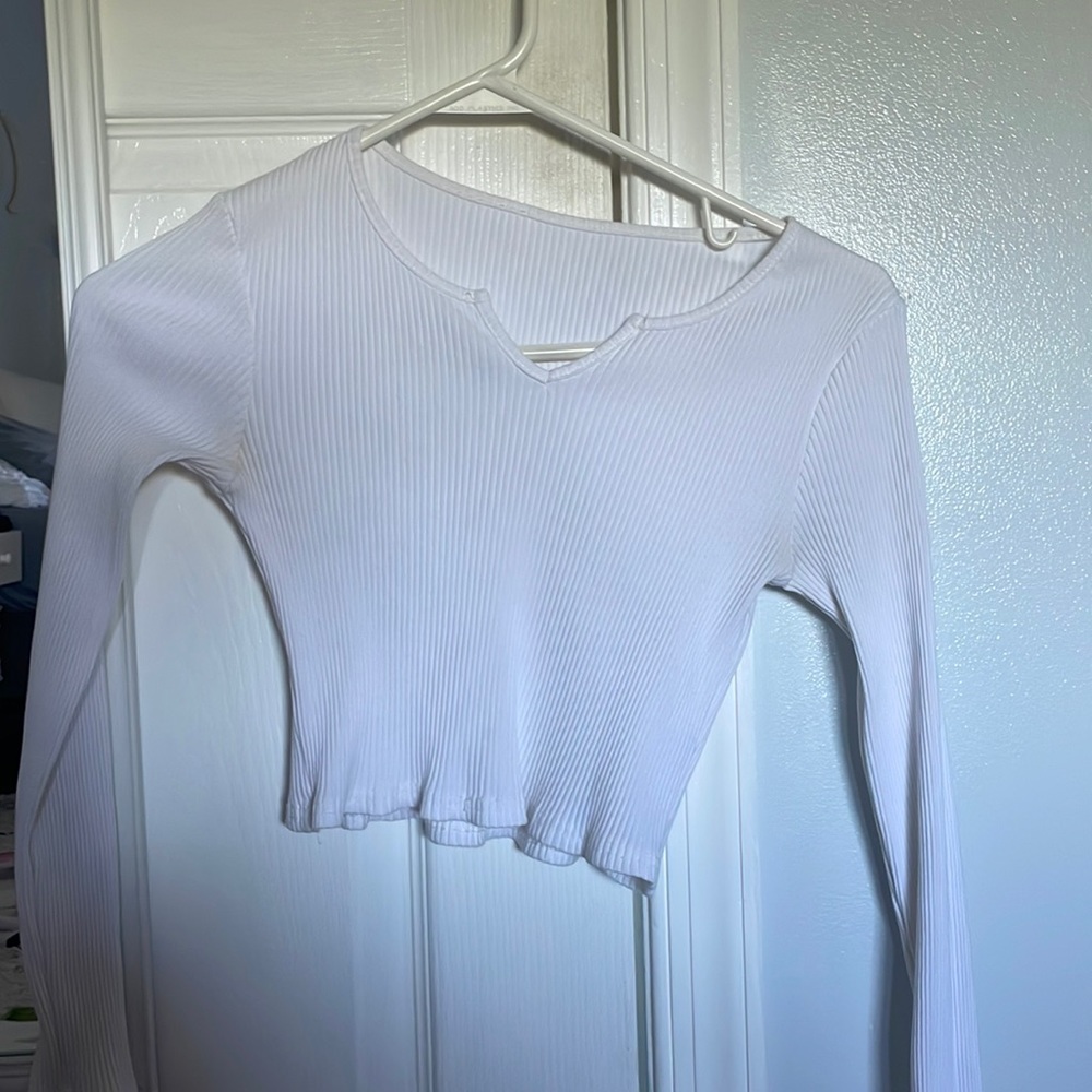 Basic white long sleeve from Shein